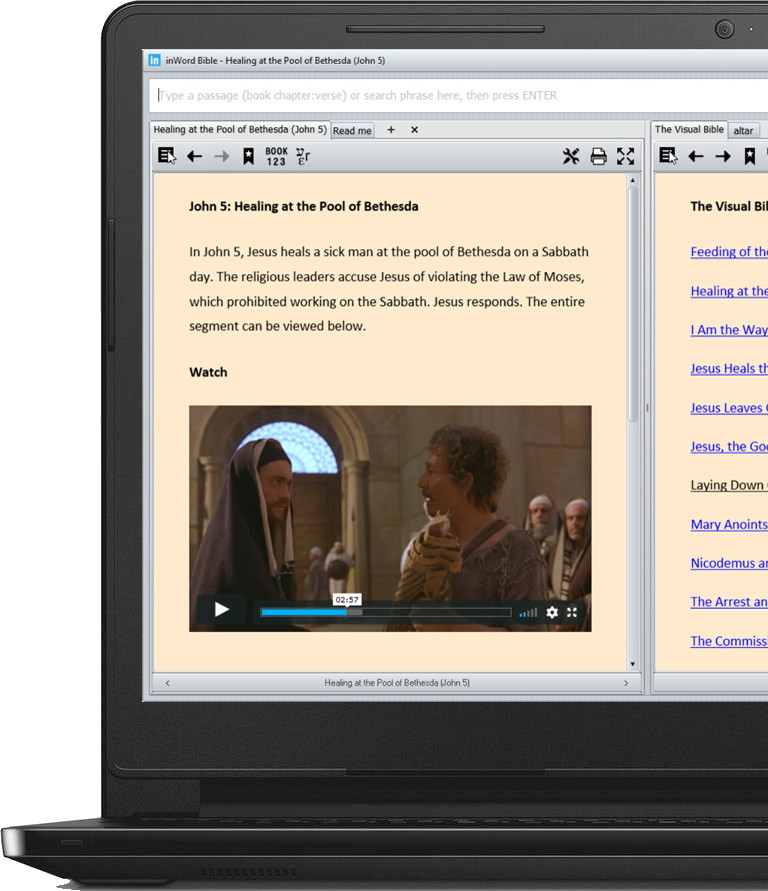 Bible software videos
